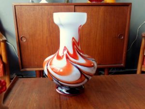 Italian Murano Glass Vase By Carlo Moretti, Mid ’70s