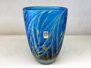 Γυάλινο Vintage Βάζο Mdina Glass