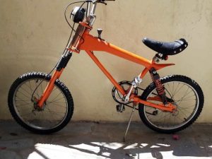 ’80s Πορτοκαλί Ιταλικό Παιδικό Ποδήλατο Μετατροπή Chopper