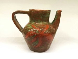 Handmade Vintage Greek Ceramic Unique Jur
