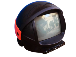 Space Helmet Philips GR1AX Λειτουργική Έγχρωμη Τηλεόραση