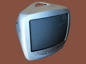 14″ Λειτουργική Vintage Έγχρωμη Τηλεόραση Philips 14PT1356/01 Γκρι Χρώμα