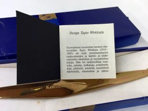 Vintage Χαρτοκόπτης, Συλλεκτικό Design Αντικείμενο Του Tapio Wirkkala Στο Κουτί Του