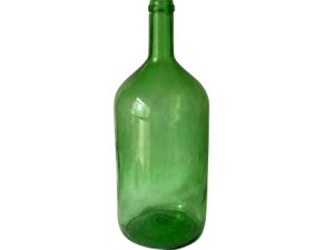 Vintage Γυάλινη Ψηλή Μπουκάλα, 38cm Κατάλληλη Για Διακόσμηση Country, Boho   Ref:bt9