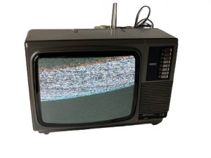 Vintage Working Colour TV Hitachi CRD-450 Made In Japan