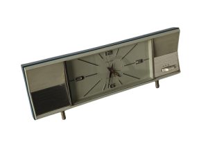 Mid Century Space Age Table Clock Made In Japan