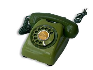 Prop Vintage Πράσινο Τηλέφωνο