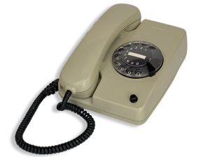 Vintage Grey Functional Siemens Telephone