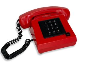 Κόκκινο Retro Λειτουργικό Τηλέφωνο