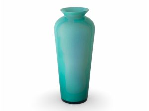 Vintage Turquoise Opaline Vase