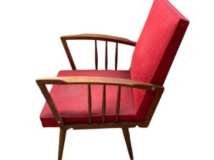 Vintage Κόκκινη Πολυθρόνα
