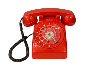 Retro Red Rotary Phone